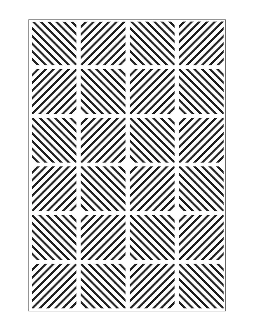 Die classeur d'embossage motifs blocs diagonales