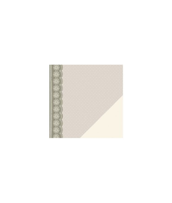 feuille de scrapbooking MAKING MEMORIES lace wedding