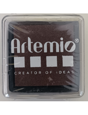 Encreur marron 3cm x 3cm ARTEMIO