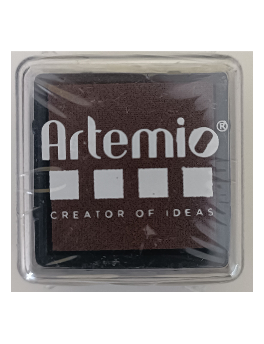 Encreur marron 3cm x 3cm ARTEMIO